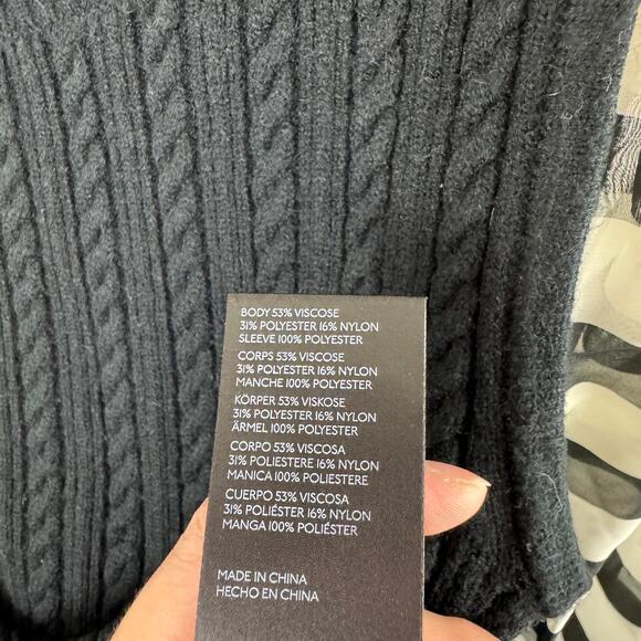 Anthropologie Maeve Striped Sheer-Sleeve Sweater Vest - Picture 6 of 7